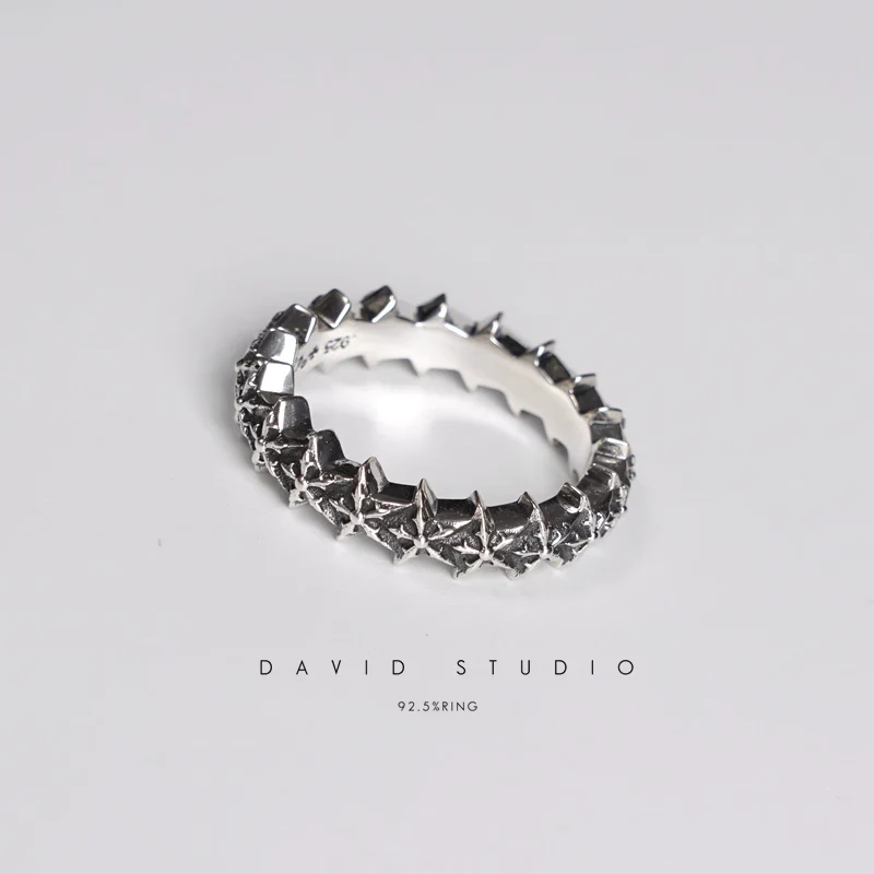 CHROME HEARTS 5 SIDED STAR LOOP RING