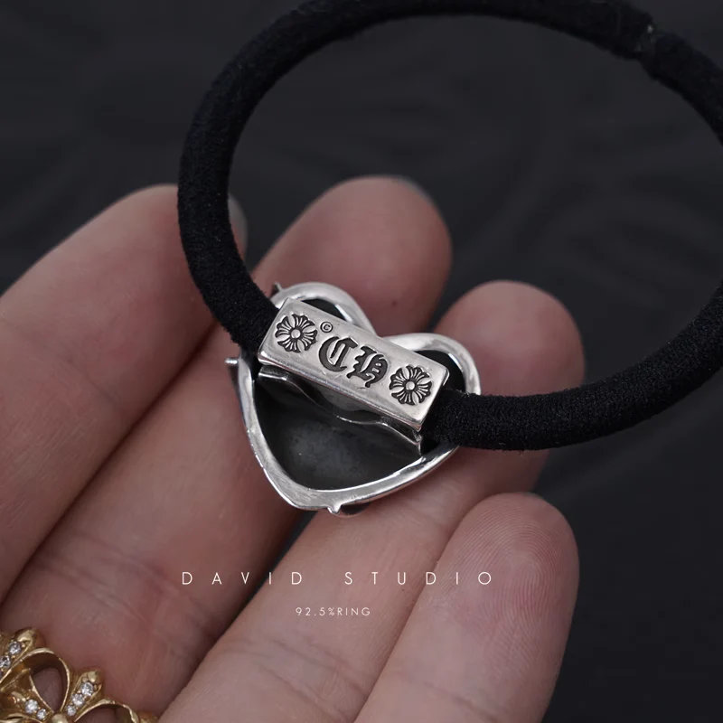 CHROME HEARTS HEART HAIR TIE