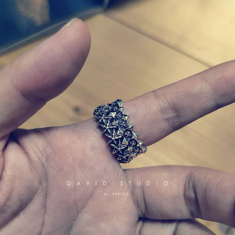 CHROME HEARTS 5 SIDED STAR LOOP RING