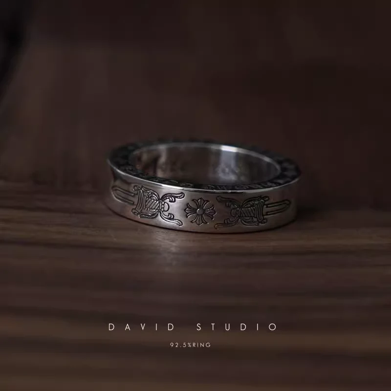 CHROME HEARTS DAGGER SPACER RING – 6MM