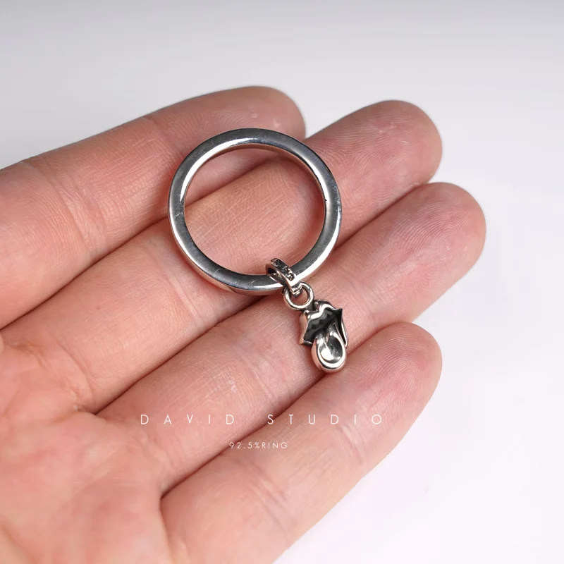 CHROME HEARTS ROLLING STONES TONGUE NTFL RING