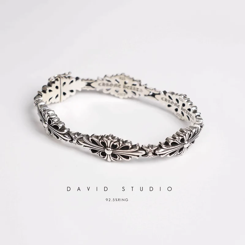 DOUBLE CROSS PATTERN BRACELET