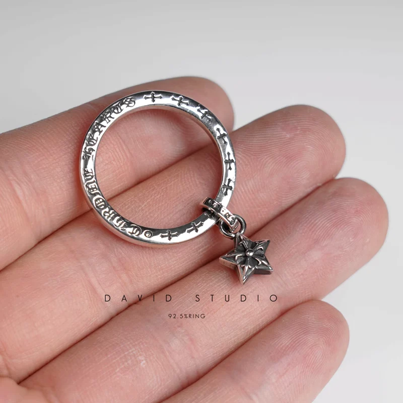 CHROME HEARTS STACK STAR RING