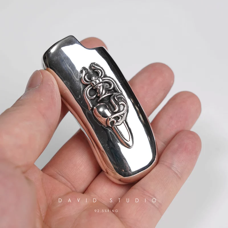 CHROME HEARTS DAGGER/HEART/DAGGER HEART LIGHTER CASE