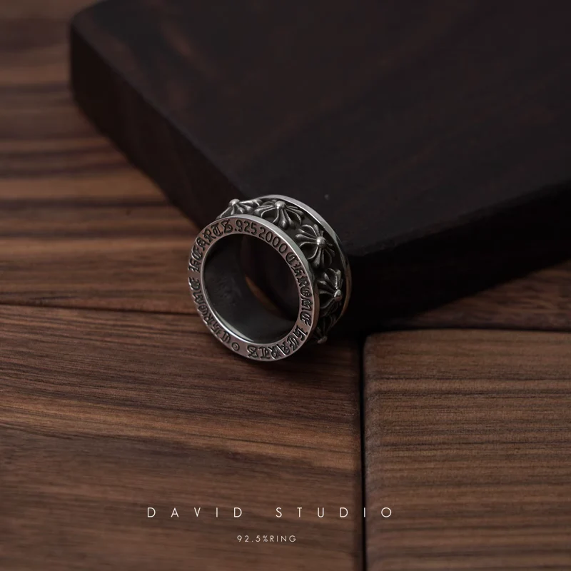 CHROME HEARTS CHX SPINNER RING