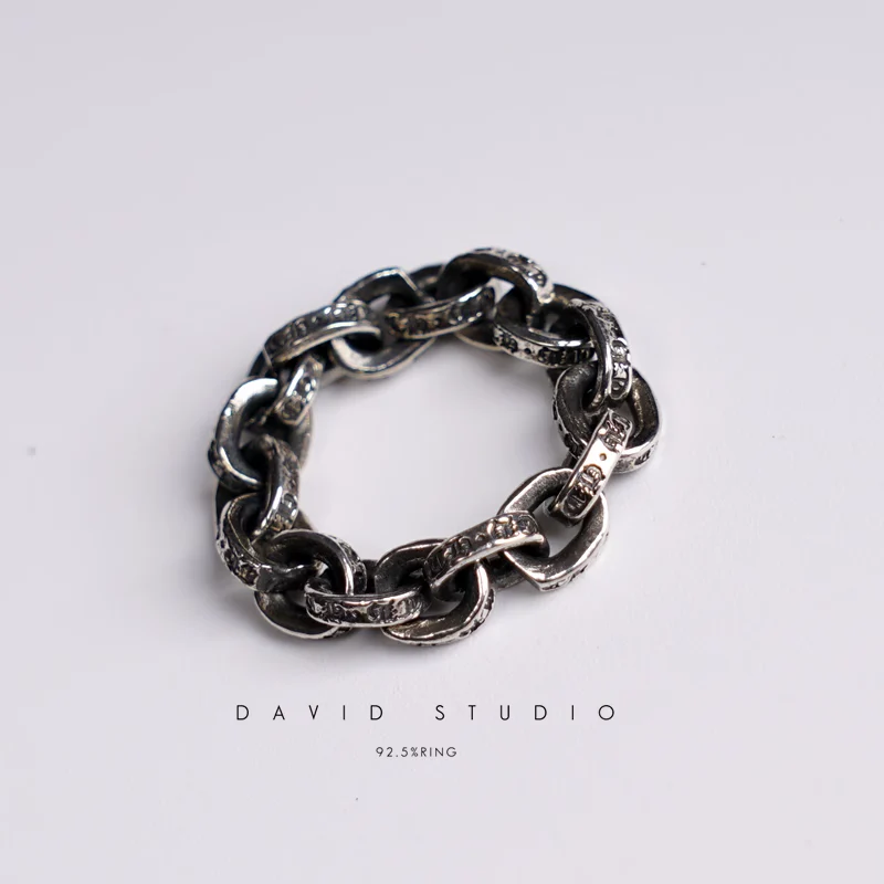 CHROME HEARTS PAPER CHAIN RING
