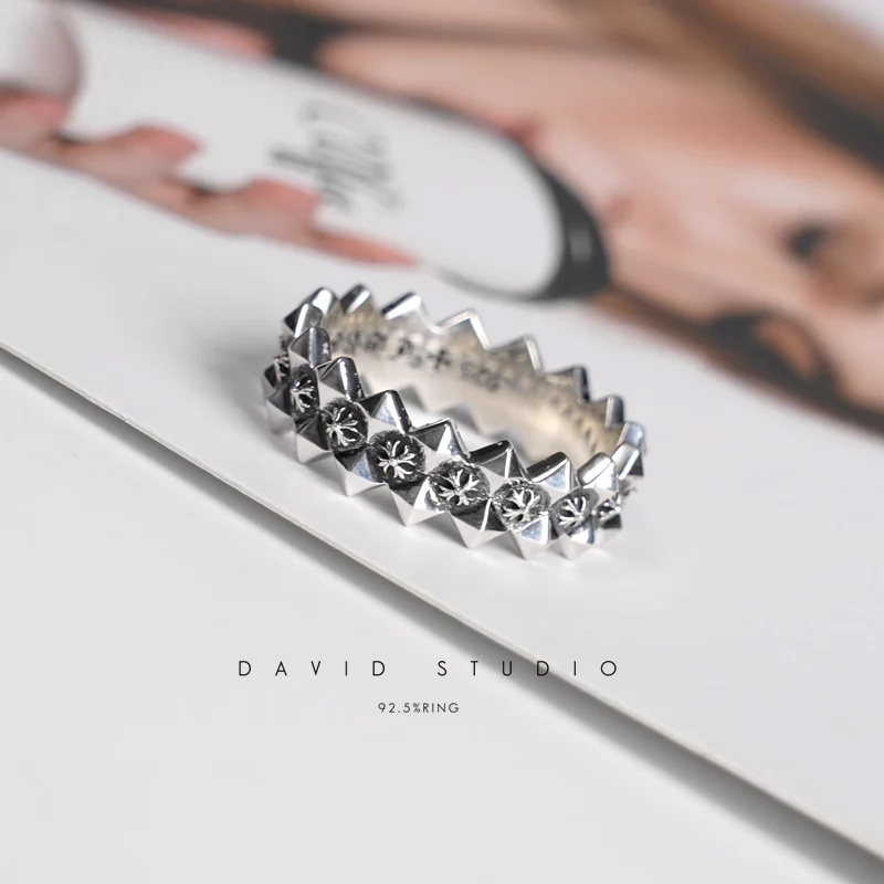 CHROME HEARTS CH PLUS RAGGED EDGE RING
