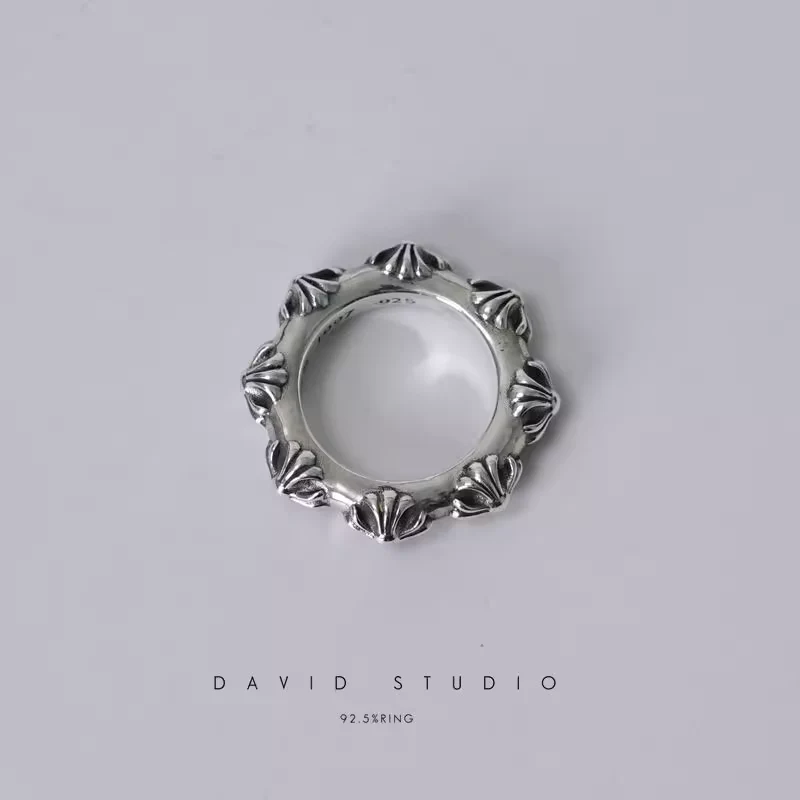 CHROME HEARTS CROSS BAND RING