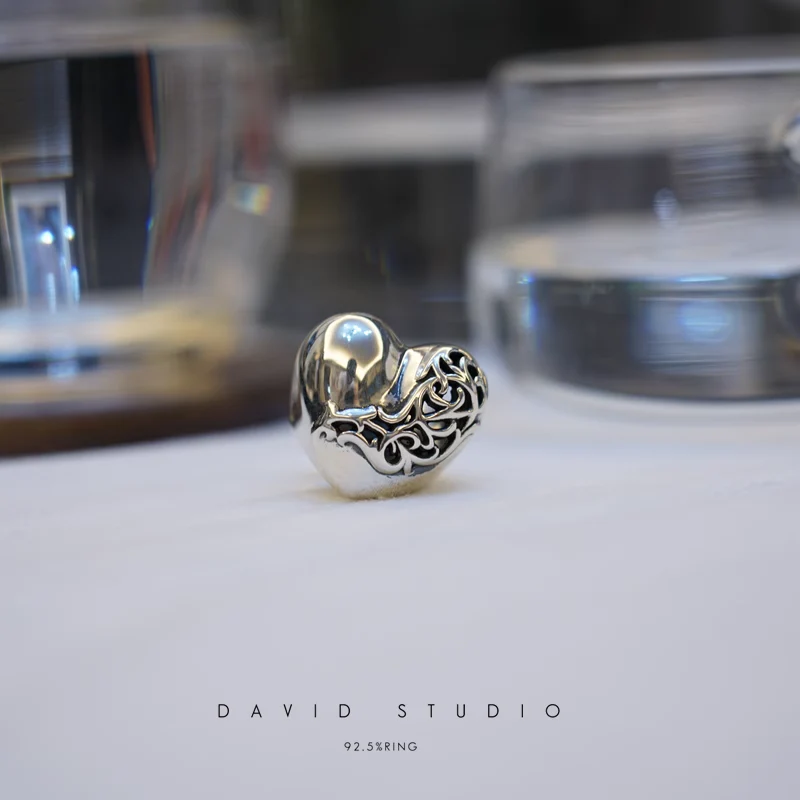 CHROME HEARTS HEART RING