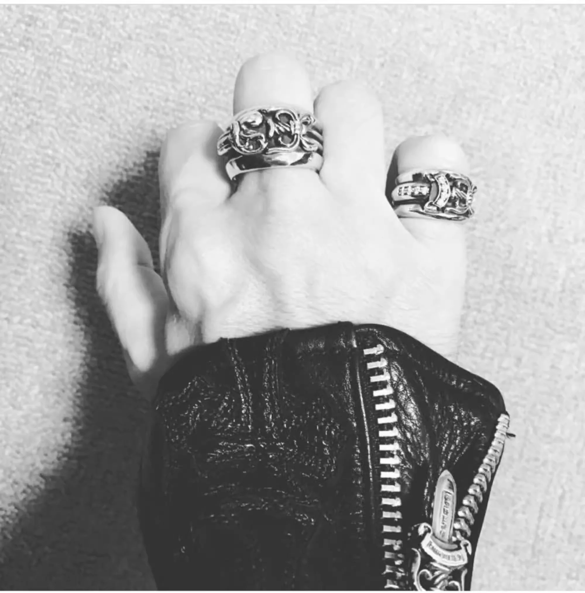 CHROME HEARTS DAGGER HEART RING