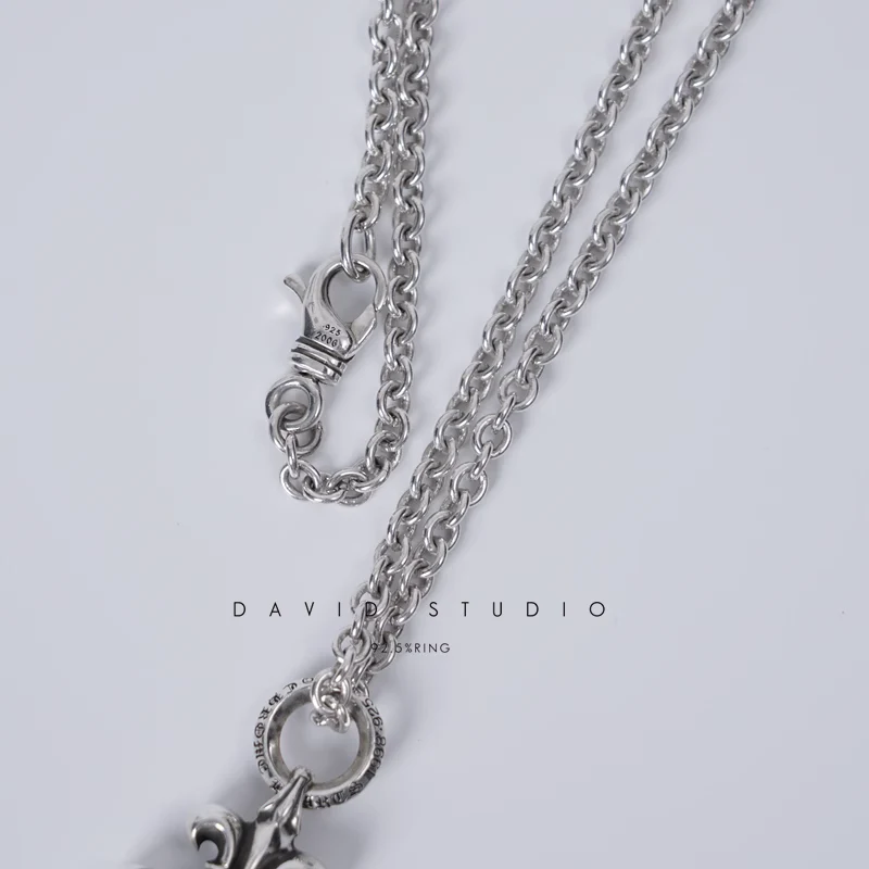 CHROME HEARTS BS FLEUR CHARM – ROLL CHAIN