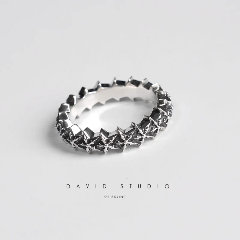 CHROME HEARTS 5 SIDED STAR LOOP RING