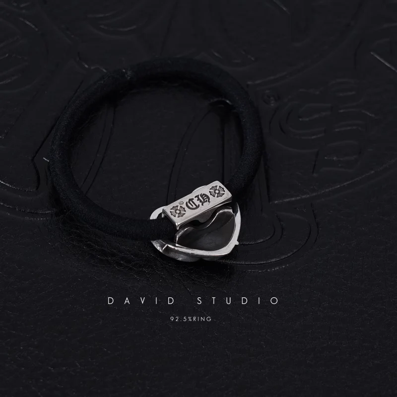 CHROME HEARTS HEART HAIR TIE