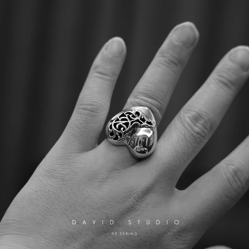 CHROME HEARTS HEART RING