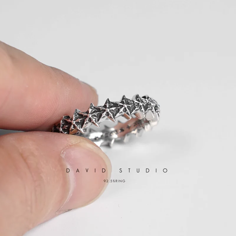 CHROME HEARTS 5 SIDED STAR LOOP RING