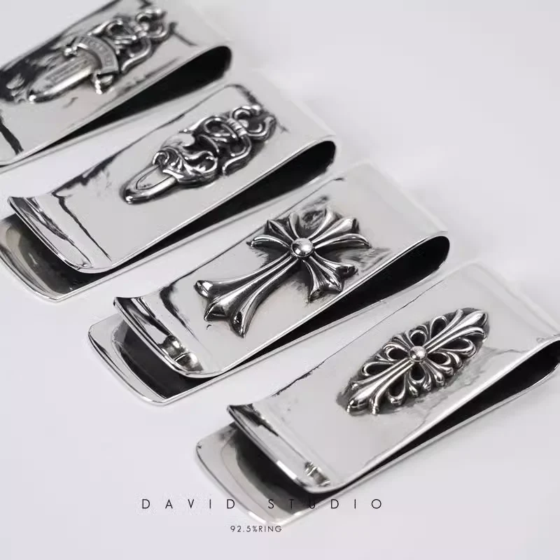 CHROME HEARTS FLORAL MONEY CLIP
