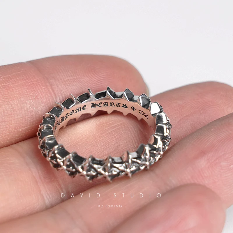 CHROME HEARTS 5 SIDED STAR LOOP RING