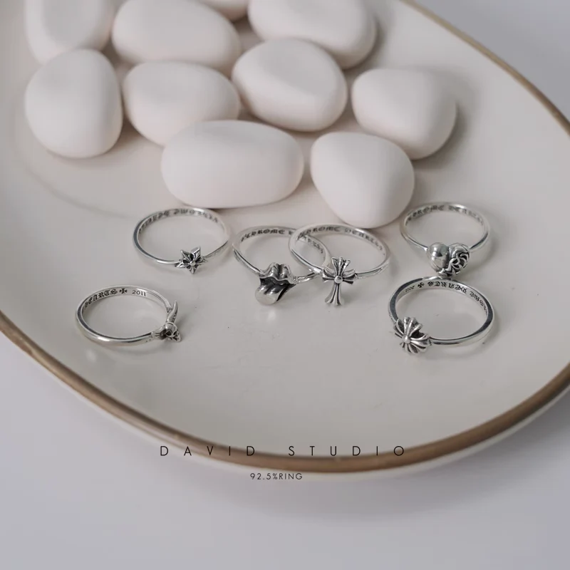 CHROME HEARTS MS.CH PLUS/CROSS/FOTI MAHALI/STAR/TONGUE/HEART RING