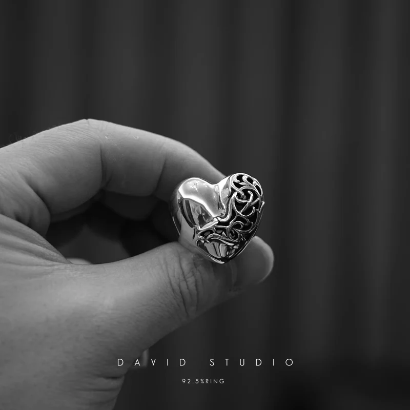 CHROME HEARTS HEART RING