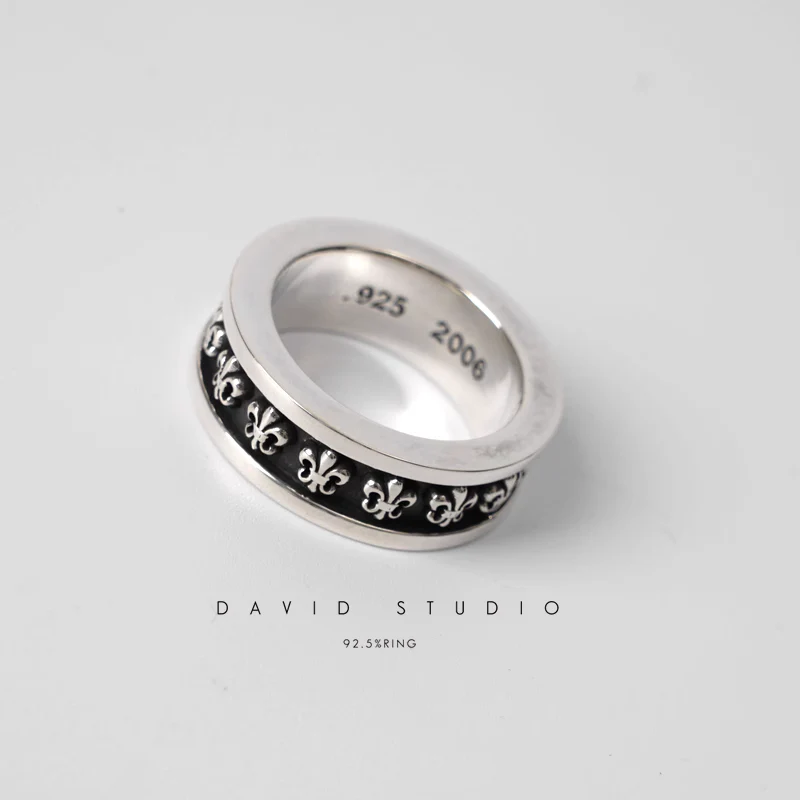 CHROME HEARTS SMALL BS FLEUR RING