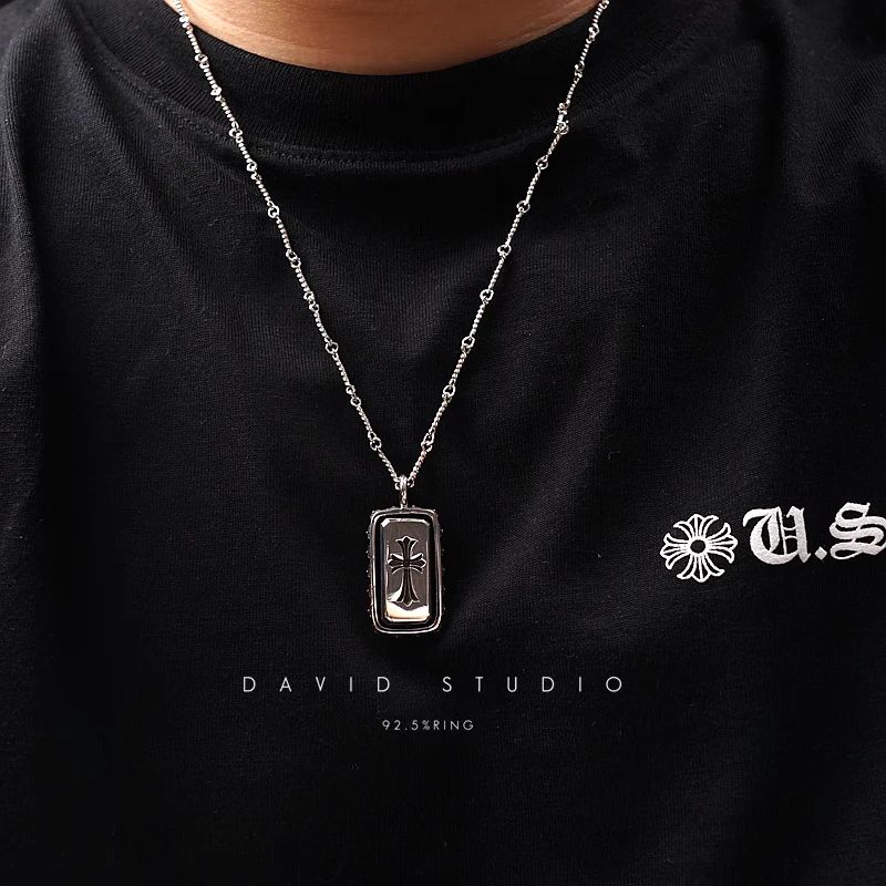 DOUBLE SPINNER PENDANT – TWIST CHAIN