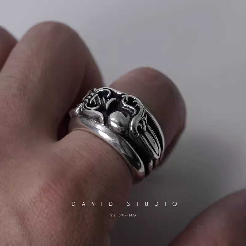 CHROME HEARTS DAGGER HEART RING