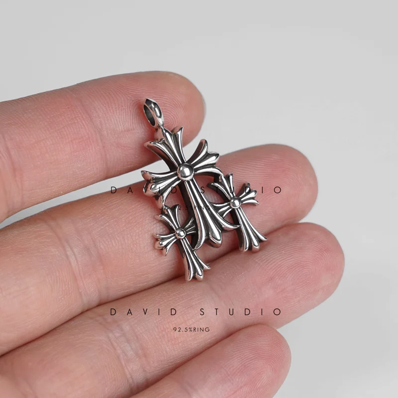 CHROME HEARTS CEMETERY CUT OUT PENDANT