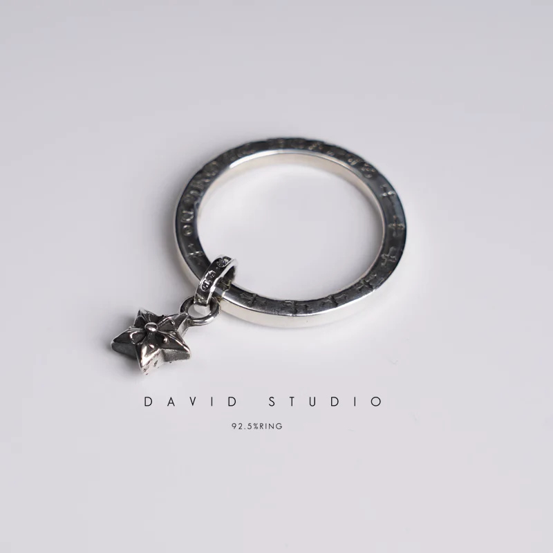 CHROME HEARTS STACK STAR RING