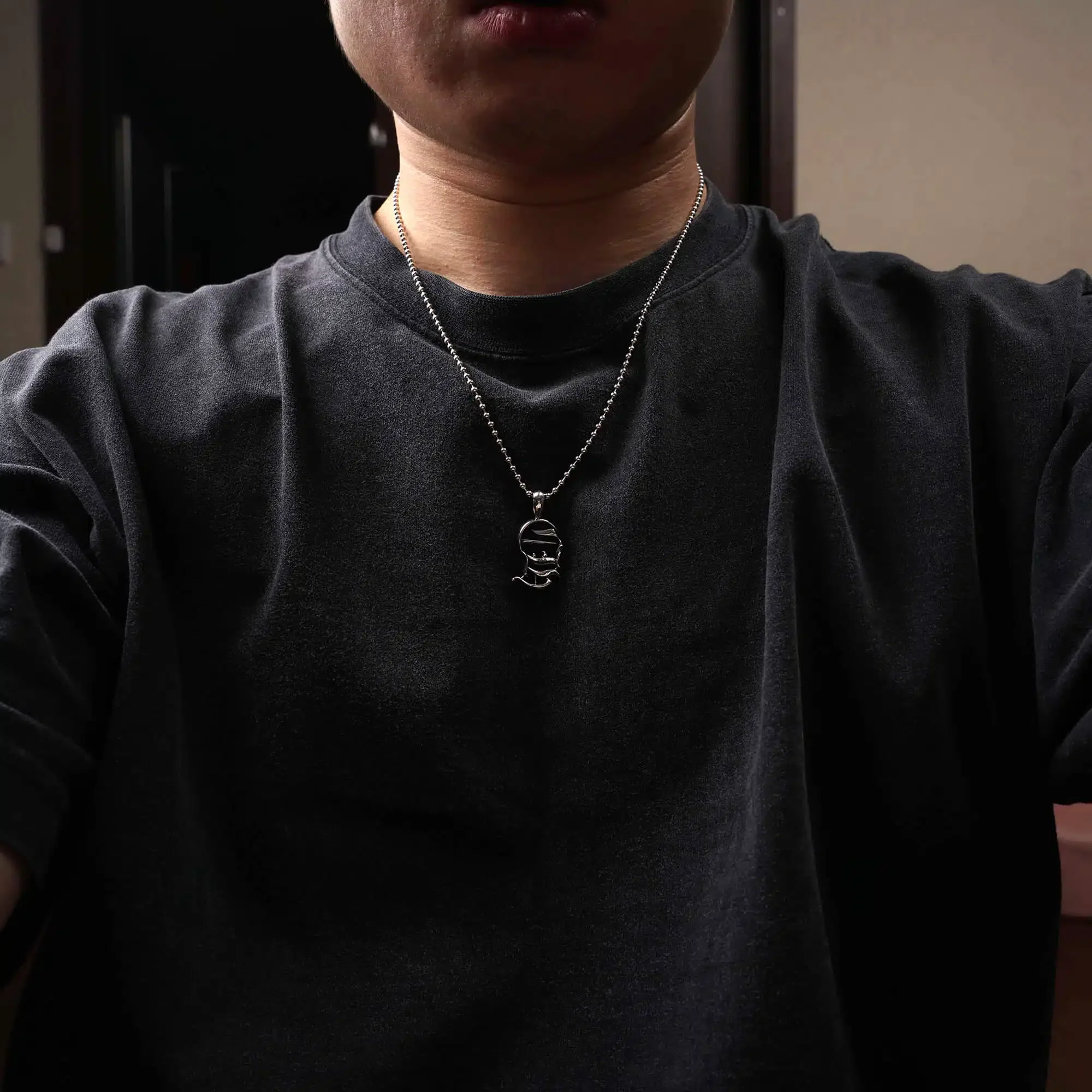 CH LOGO PENDANT – BALL CHAIN