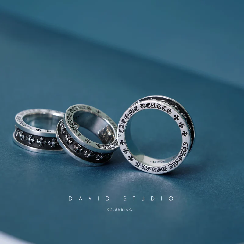 CHROME HEARTS TINY CH PLUS SPINNER RING
