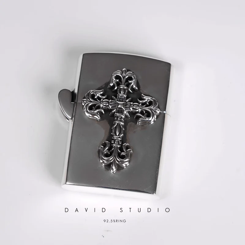 CHROME HEARTS FILIGREE CROSS ZIPPO LIGHTER