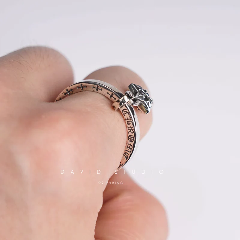 CHROME HEARTS STACK STAR RING
