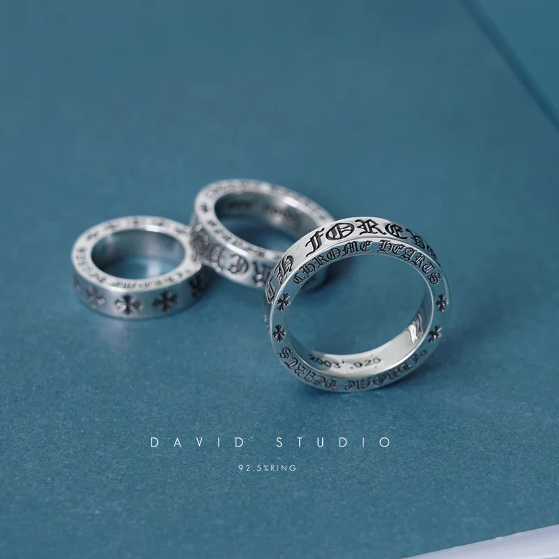6MM CHROME HEARTS FOREVER RING – SPACER