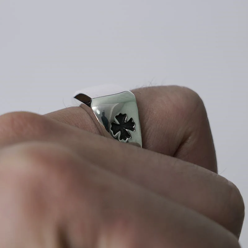 CHROME HEARTS BIG PJ CROSS RING