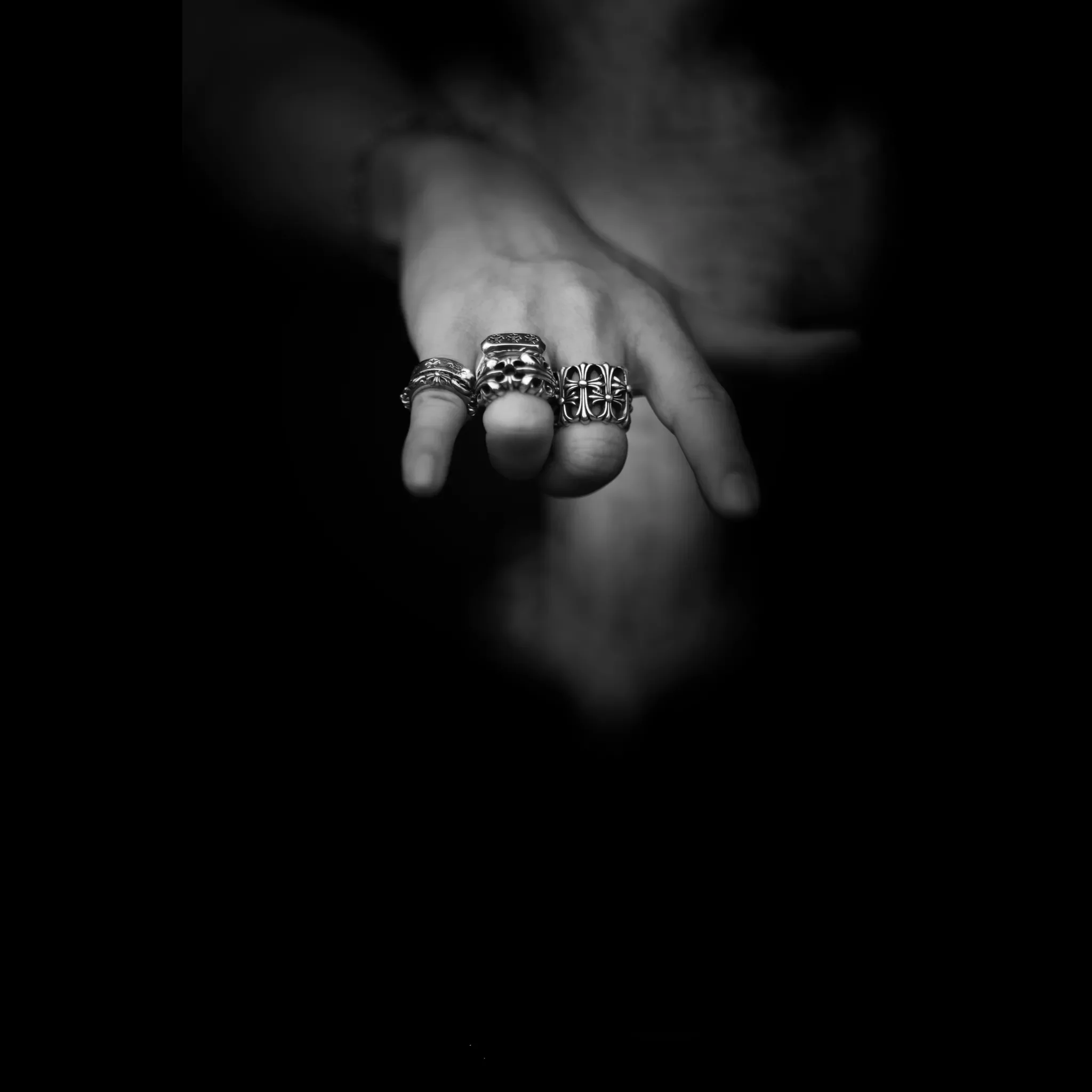 CHROME HEARTS CEMETERY RING