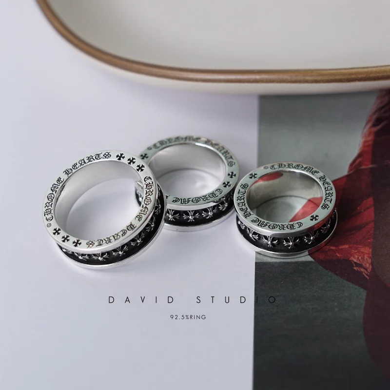 CHROME HEARTS TINY CH PLUS SPINNER RING