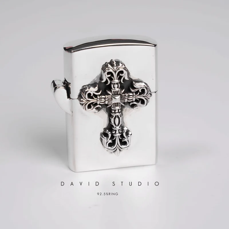 CHROME HEARTS FILIGREE CROSS ZIPPO LIGHTER