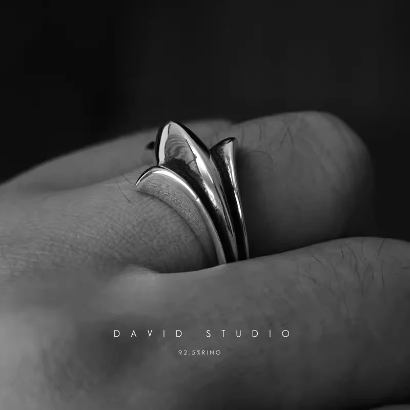 CHROME HEARTS 720 HALF CROSS TAIL RING
