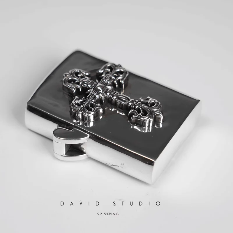 CHROME HEARTS FILIGREE CROSS ZIPPO LIGHTER