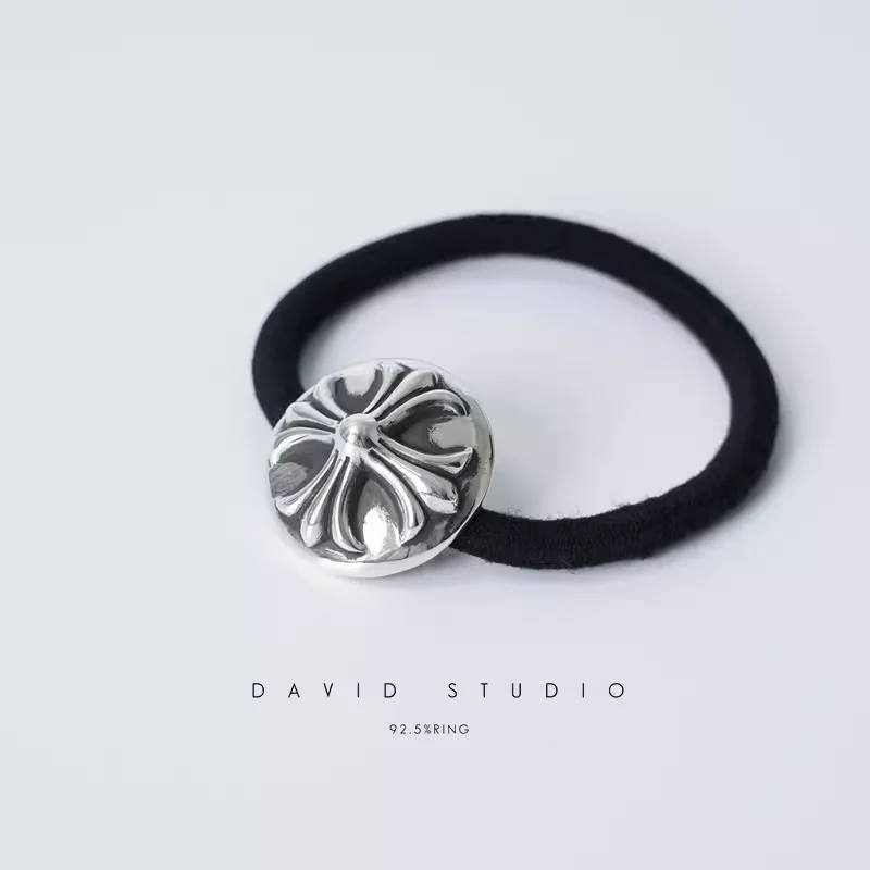 CHROME HEARTS CROSS BALL HAIR TIE