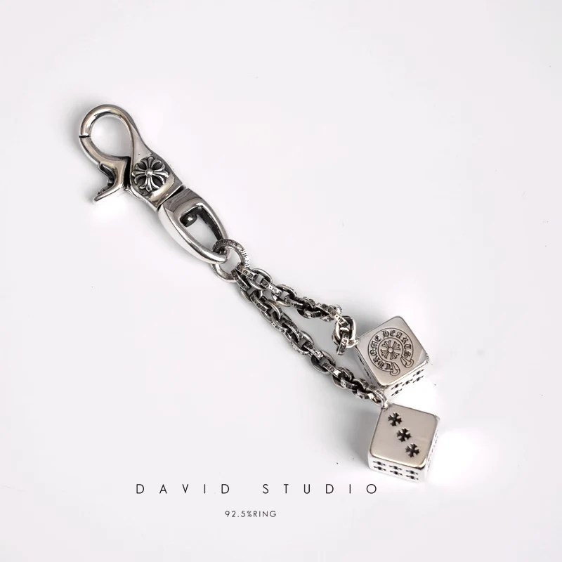 CHROME HEARTS DICE KEYCHAIN