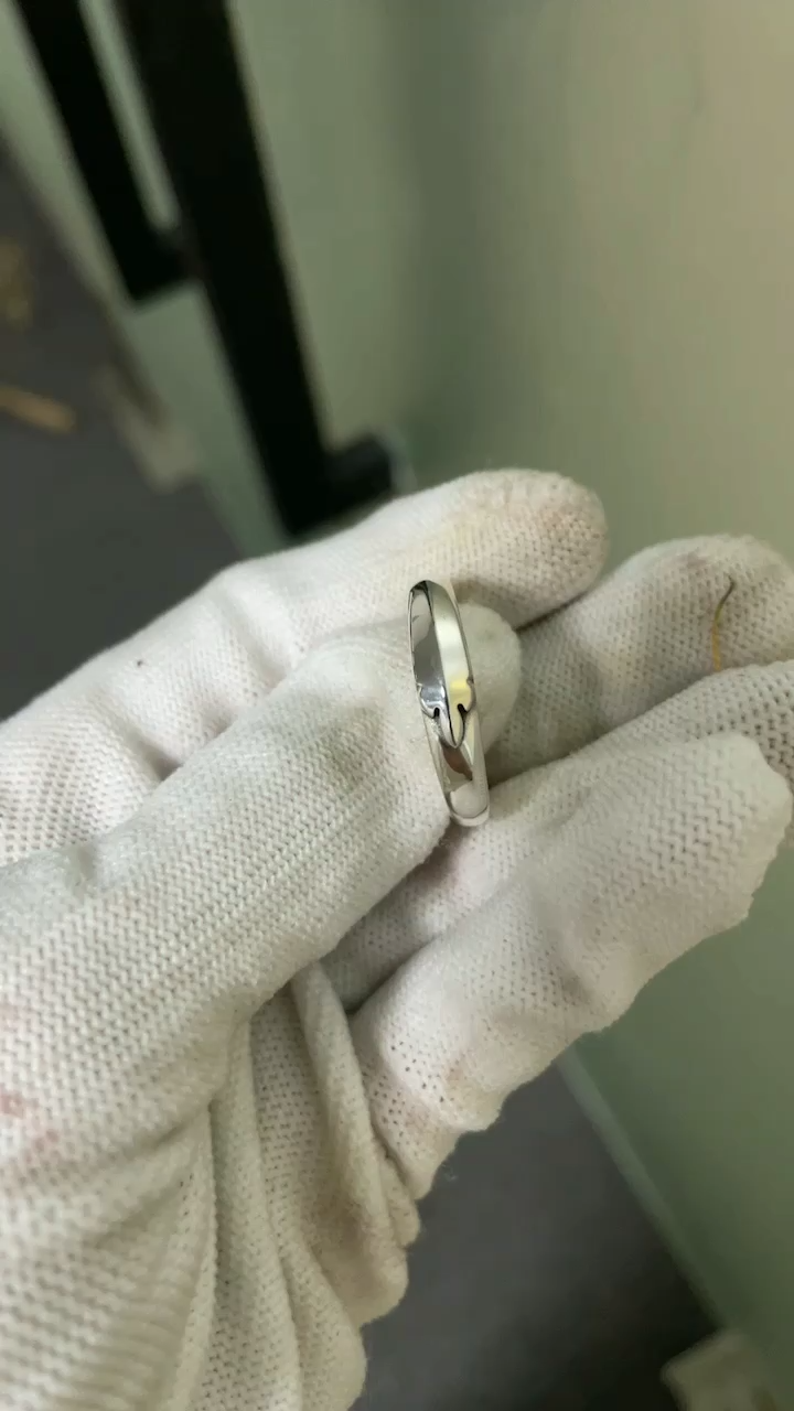 CHROME HEARTS BABY CLASSIC FLORAL CROSS/DAGGER/FLEUR TAIL RING