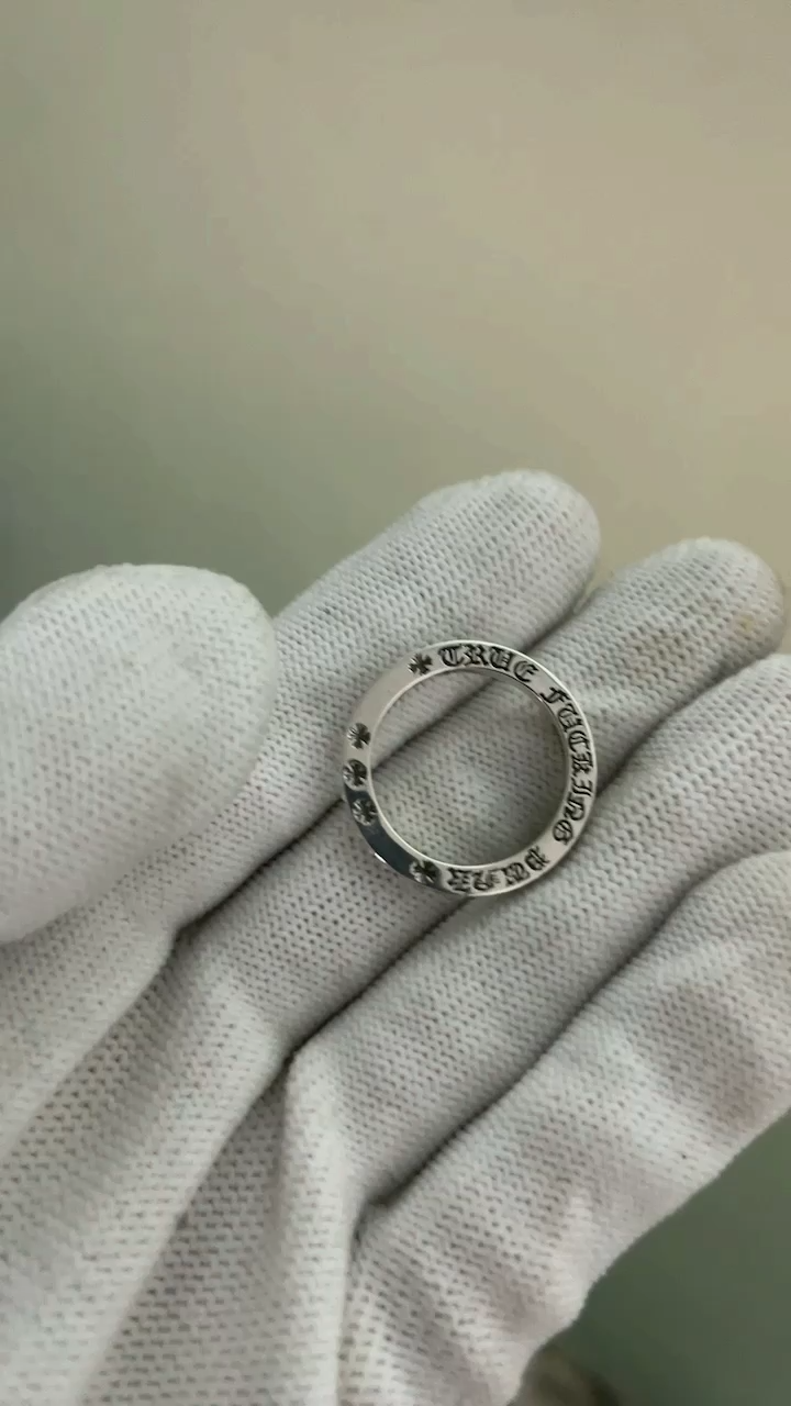 CHROME HEARTS TRUE FUCKING PUNK JUBI RING