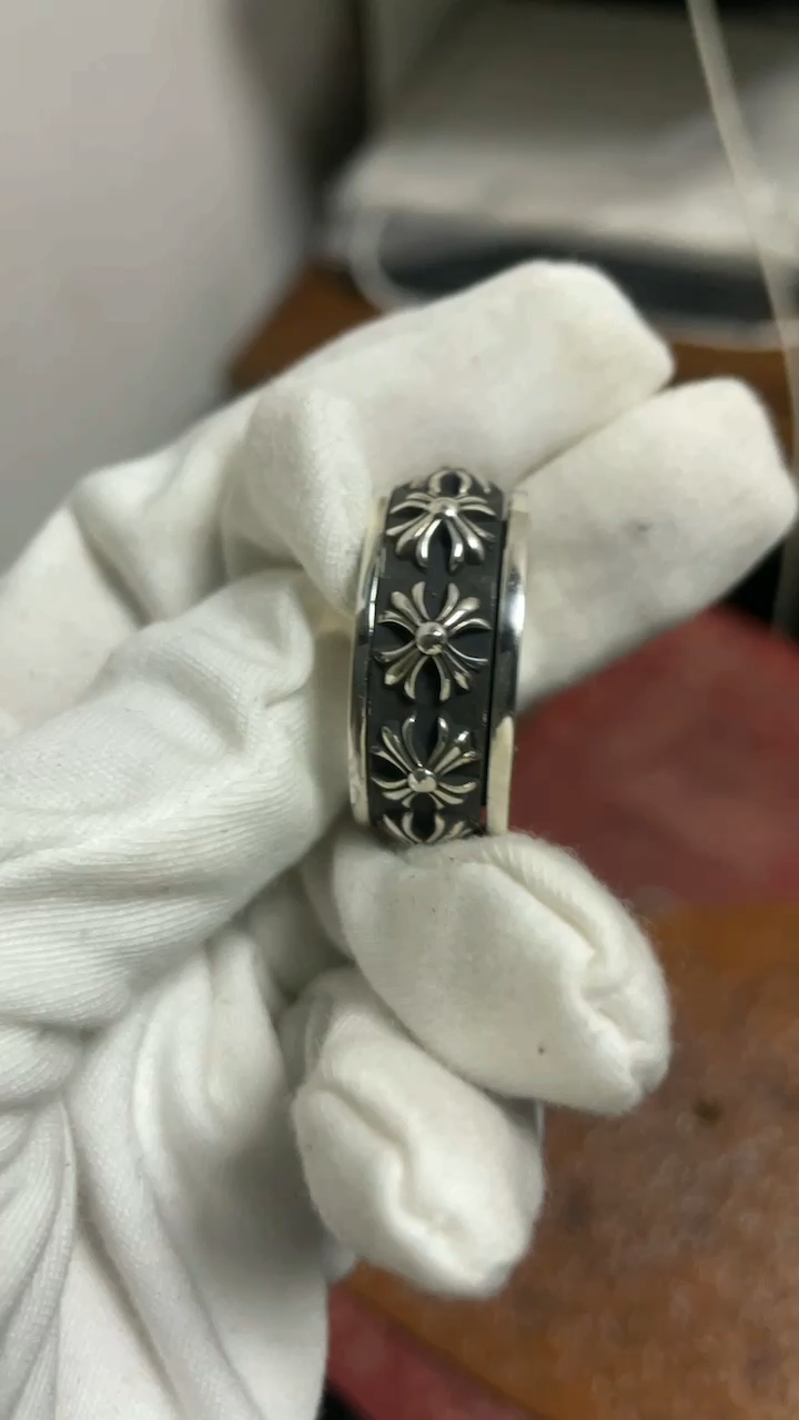 CHROME HEARTS CHX SPINNER RING