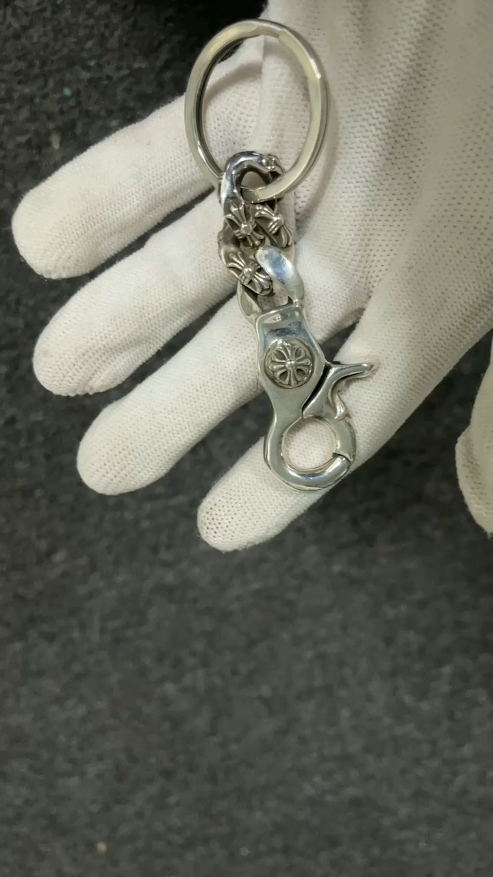 CHROME HEARTS FANCY LINK KEY RING CHAIN