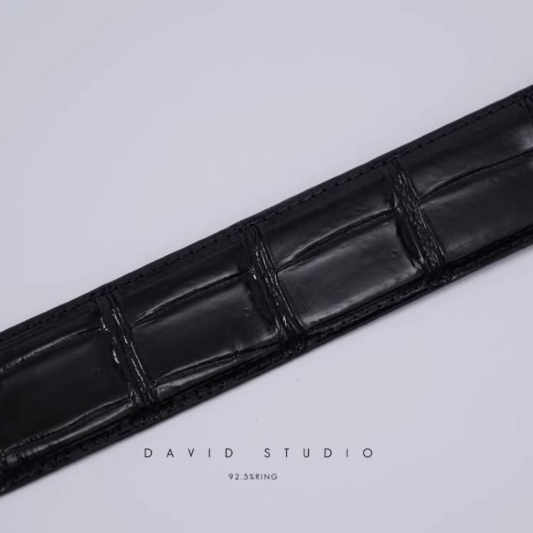 CROCODILE LEATHER BELT(WITHOUT BUCKLES)