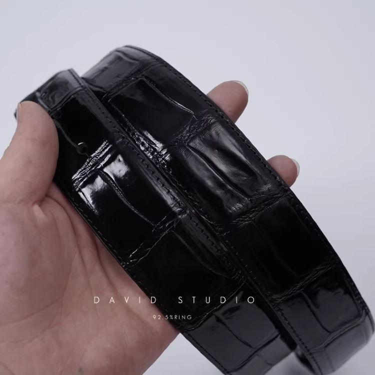 CROCODILE LEATHER BELT(WITHOUT BUCKLES)