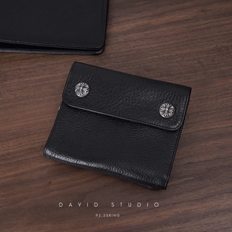 2 SNAP CROSS BUTTON LARGE WALLET