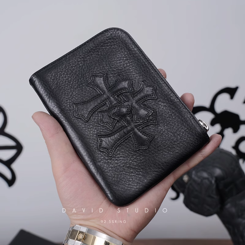 2 DAGGER ZIP 3 CEMETERY CROSS WALLET