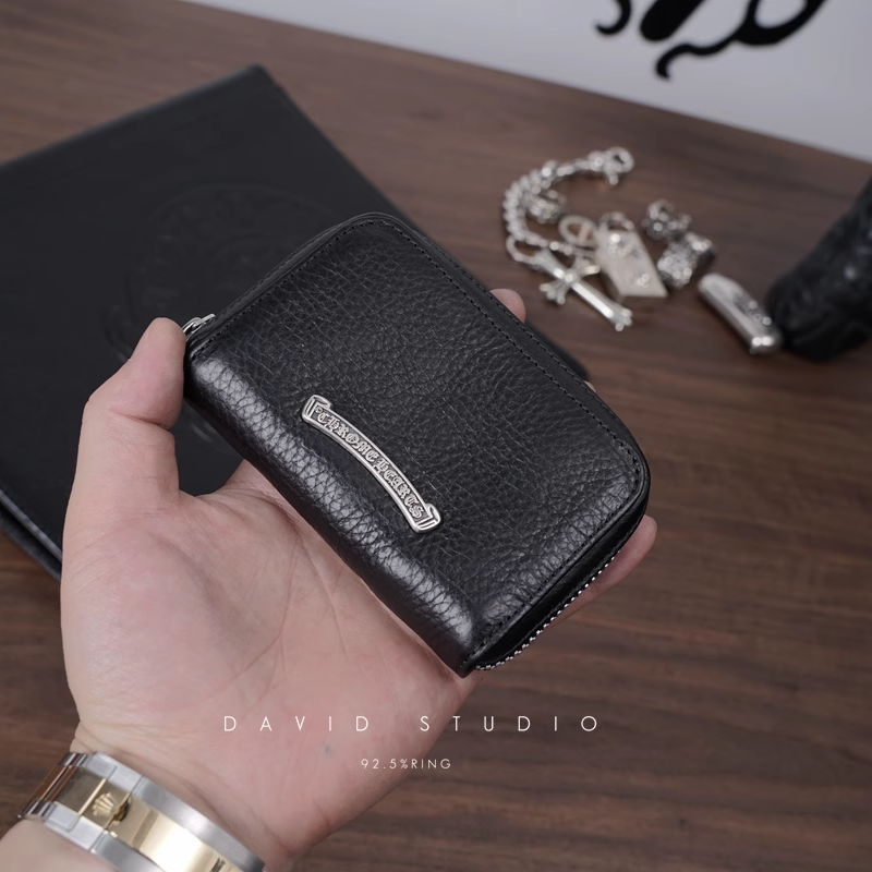 Chrome Hearts Zip Cowhide Wallet